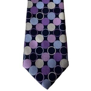 Michael Kors silk circular pattern men’s neck tie